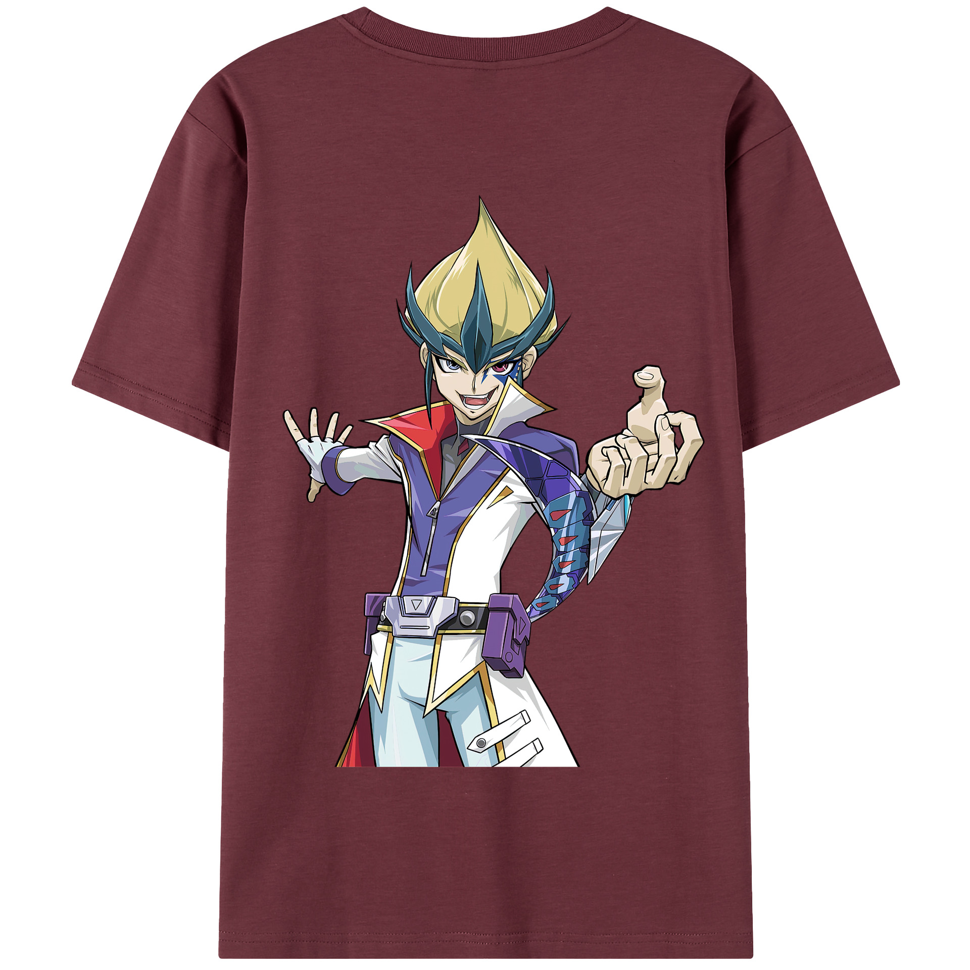 （画像用） 遊☆戯☆王 Yu-Gi-Oh! 綿100％半袖Tシャツ（背面プリント）